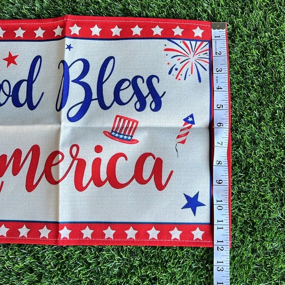 GOD BLESS AMERICA Placemats x4 - Picture 4 of 5